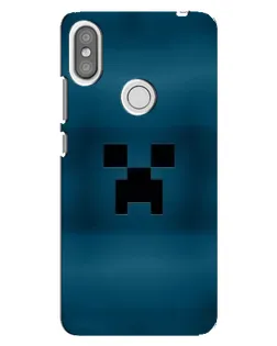 Чехол для Xiaomi Redmi S2 с картинкой «Крипер текстура»
