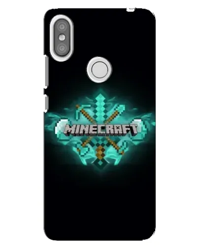 Чехол для Xiaomi Redmi S2 с картинкой «Minecraft Diamond лого»