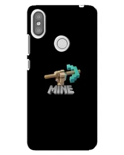Чехол для Xiaomi Redmi S2 с картинкой «Алмазная кирка»