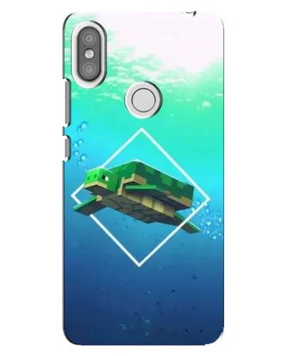 Чехол для Xiaomi Redmi S2 с картинкой «Черепаха Minecraft»