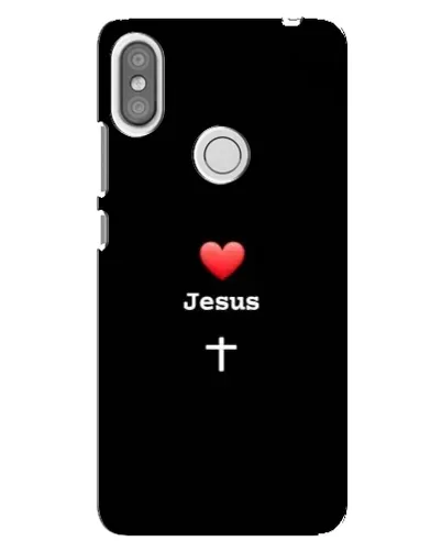 Чехол для Xiaomi Redmi S2 с картинкой «Сердце - Jesus»