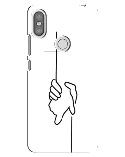 Чохол для Xiaomi Redmi S2 з картинкою «Рука тримає»
