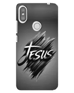 Чехол для Xiaomi Redmi S2 с картинкой «Надпись Jesus Graffiti»