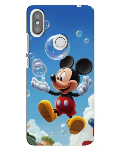 Чохол для Xiaomi Redmi S2 з картинкою «Mickey та мильні бульбашки»