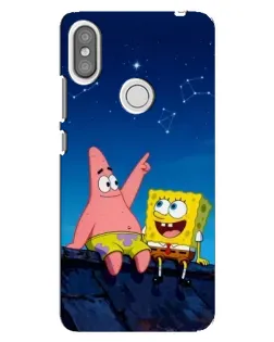 Чохол для Xiaomi Redmi S2 з картинкою «Губка Боб та Патрік вночі» Чохол для Xiaomi Redmi S2 з картинкою «Губка Боб та Патрік вночі»