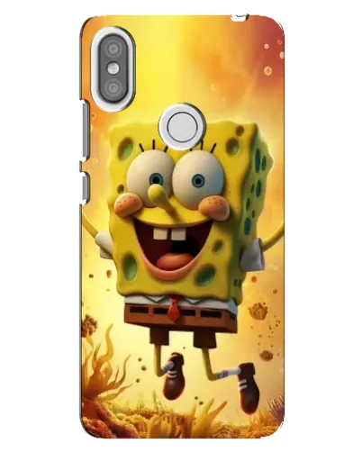 Чохол для Xiaomi Redmi S2 з картинкою «Губка Боб стрибає»