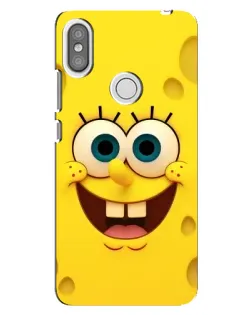 Чохол для Xiaomi Redmi S2 з картинкою «Губка Боб посмішка»