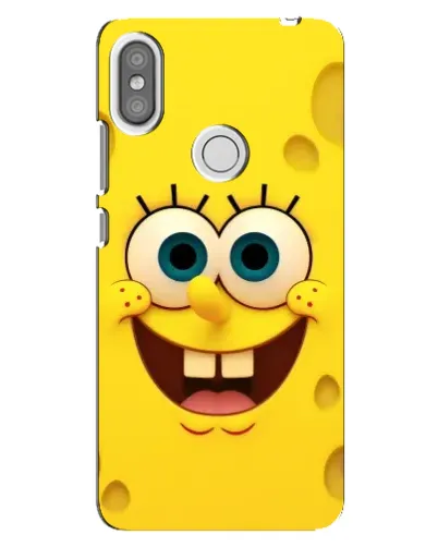Чохол для Xiaomi Redmi S2 з картинкою «Губка Боб посмішка»
