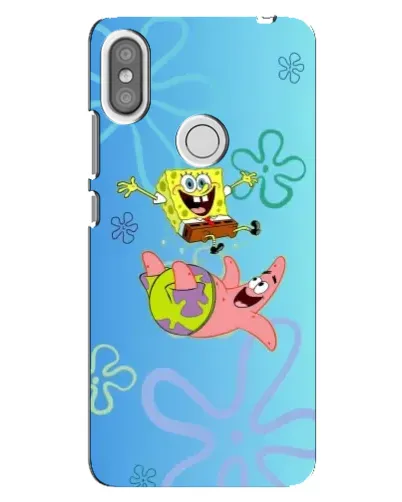 Чохол для Xiaomi Redmi S2 з картинкою «Спанч Боб та Патрік»