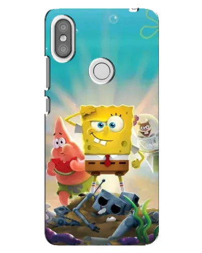 Чохол для Xiaomi Redmi S2 з картинкою «Спанч Боб переможець»