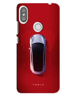 Чохол для Xiaomi Redmi S2 з картинкою «Tesla Top View»