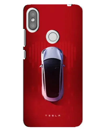 Чехол для Xiaomi Redmi S2 с картинкой «Tesla Top View»