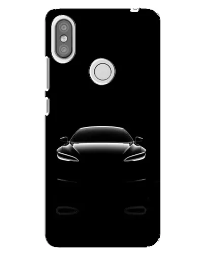 Чехол для Xiaomi Redmi S2 с картинкой «Силуэт Tesla Night»