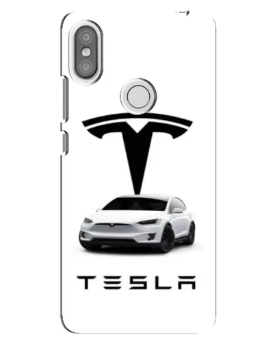 Чехол для Xiaomi Redmi S2 с картинкой «Tesla White Style»