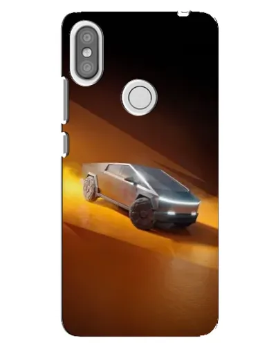 Чехол для Xiaomi Redmi S2 с картинкой «Cybertruck в пустыне»