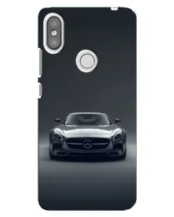 Чохол для Xiaomi Redmi S2 з картинкою «Mercedes на чорному»
