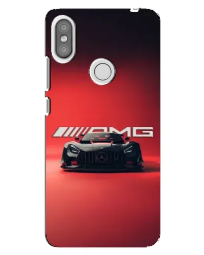 Чехол для Xiaomi Redmi S2 с картинкой «Mercedes AMG — красная линия»