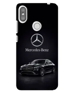 Чехол для Xiaomi Redmi S2 с картинкой «Mercedes — решетка радиатора»
