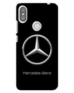 Чехол для Xiaomi Redmi S2 с картинкой «Mercedes Silver Logo»