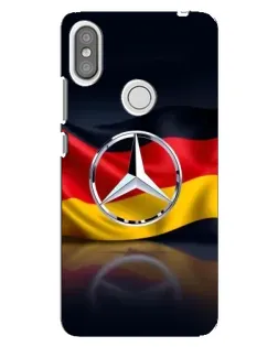Чехол для Xiaomi Redmi S2 с картинкой «Mercedes — флаг Германии»
