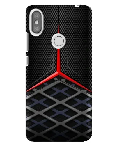 Чехол для Xiaomi Redmi S2 с картинкой «Mercedes Carbon Grid»