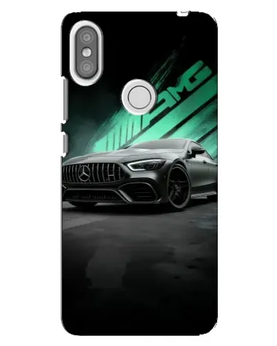 Чехол для Xiaomi Redmi S2 с картинкой «Темный Mercedes AMG»