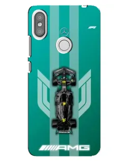 Чехол для Xiaomi Redmi S2 с картинкой «Mercedes AMG Petronas»