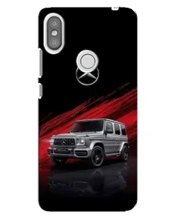Чехол для Xiaomi Redmi S2 с картинкой «Mercedes G-Class красный»