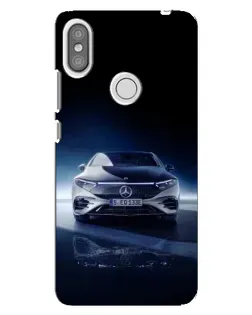Чехол для Xiaomi Redmi S2 с картинкой «Ночной Mercedes EQ»