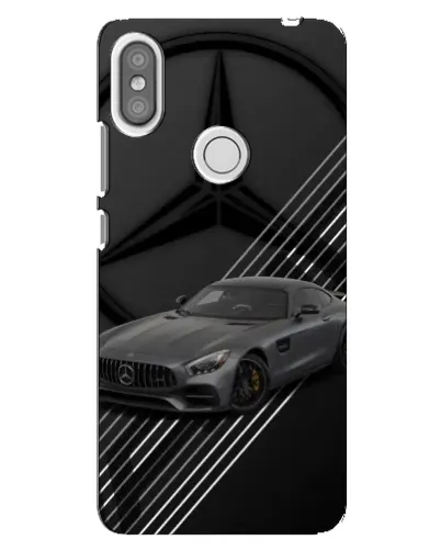 Чехол для Xiaomi Redmi S2 с картинкой «Mercedes AMG — графика»