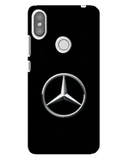 Чехол для Xiaomi Redmi S2 с картинкой «Mercedes классический лого»