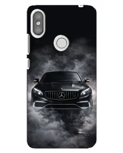 Чехол для Xiaomi Redmi S2 с картинкой «Mercedes в дыму»
