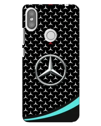 Чехол для Xiaomi Redmi S2 с картинкой «Mercedes — бирюзовый акцент»
