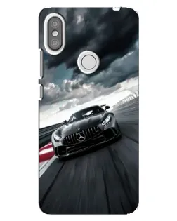 Чехол для Xiaomi Redmi S2 с картинкой «Гоночный Mercedes AMG»