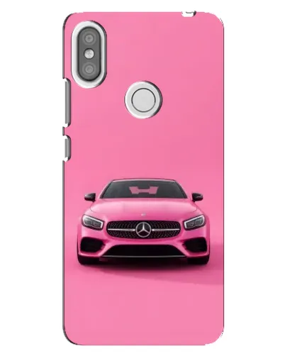 Чехол для Xiaomi Redmi S2 с картинкой «Розовый Mercedes AMG»