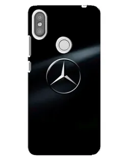 Чехол для Xiaomi Redmi S2 с картинкой «Mercedes на металле»