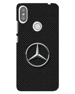 Чехол для Xiaomi Redmi S2 с картинкой «Карбоновый Mercedes стиль»