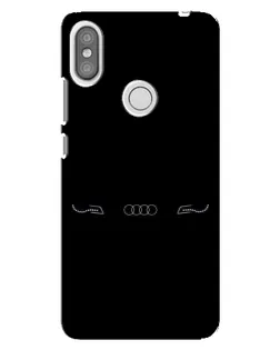 Чохол для Xiaomi Redmi S2 з картинкою «Audi — світловий підпис»