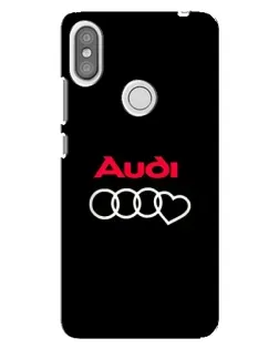Чохол для Xiaomi Redmi S2 з картинкою «Логотип Audi Heart»