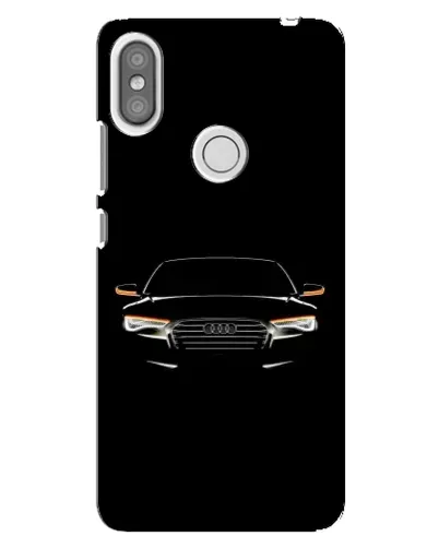 Чехол для Xiaomi Redmi S2 с картинкой «Audi — ночной контур»