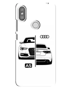 Чехол для Xiaomi Redmi S2 с картинкой «Audi — контрастный дизайн»
