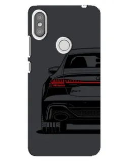 Чехол для Xiaomi Redmi S2 с картинкой «Задняя часть Audi — арт»