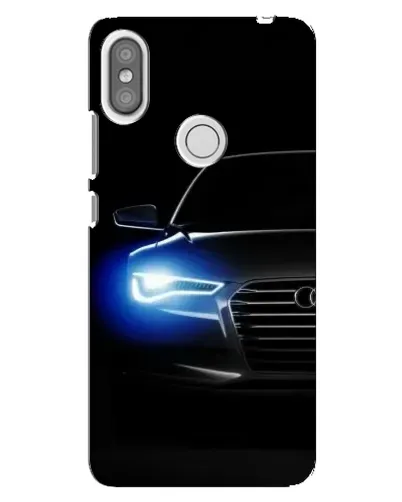 Чехол для Xiaomi Redmi S2 с картинкой «Неоновый взгляд Audi»