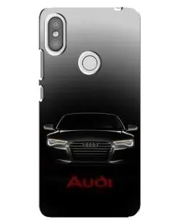 Чехол для Xiaomi Redmi S2 с картинкой «Audi — градиентный контур»