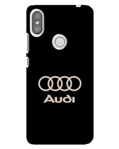 Чехол для Xiaomi Redmi S2 с картинкой «Audi — золотой логотип»