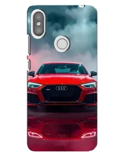 Чехол для Xiaomi Redmi S2 с картинкой «Audi RS — красный стиль»