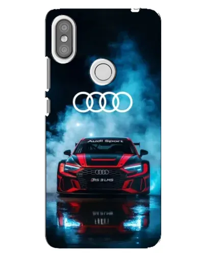 Чехол для Xiaomi Redmi S2 с картинкой «Audi Sport — неон»