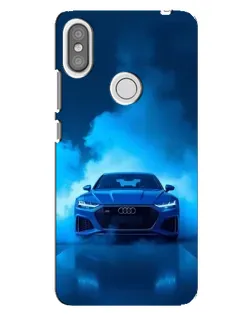 Чехол для Xiaomi Redmi S2 с картинкой «Audi — голубая энергия»