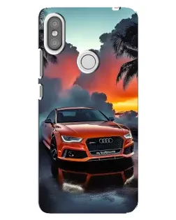 Чехол для Xiaomi Redmi S2 с картинкой «Audi — закат»