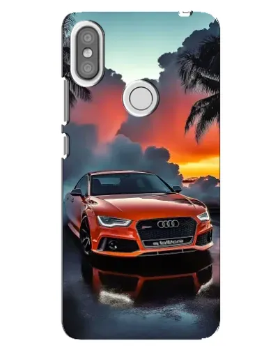 Чехол для Xiaomi Redmi S2 с картинкой «Audi — закат»